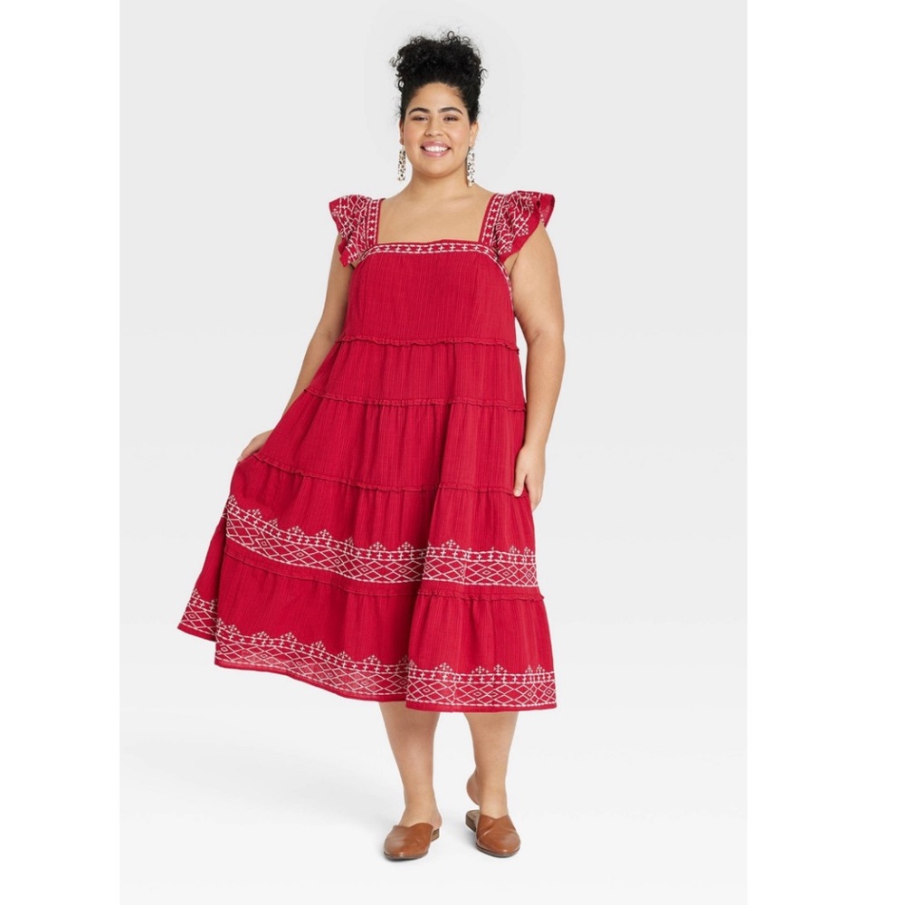 Knox Rose Tiered Ruffle Dress